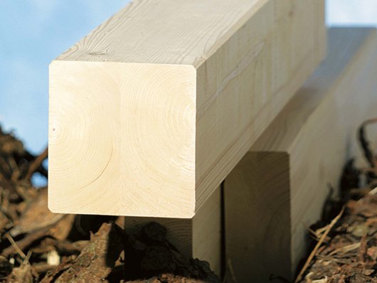 Duo-Balken für Schwörer-Holzindustrie Duo-Balken der SchwörerHaus KG im Querschnitt